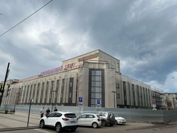 Фасад красноярского музыкального театра отреставрируют до конца года